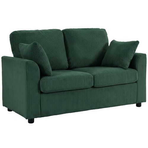 Homcom seater sofa - sofa,, corduroy